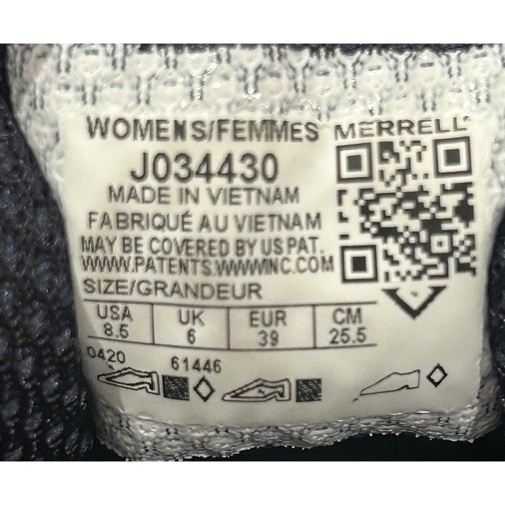 Merrell Women's Siren Edge 3 WP Hiking Shoes - Navy/Wave Size 8.5 (J034430) - Picture 8 of 9
